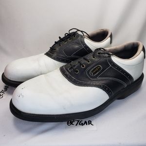 Footjoy 53427 Dryjoys ECL White Black Leather